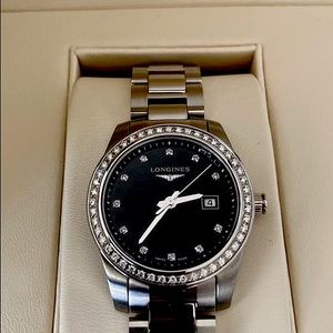 LONGINES Conquest Quartz Diamond Stainless Steel